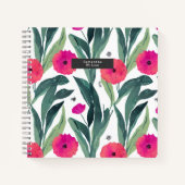 Botanisches Muster Notizblock (Vorderseite)