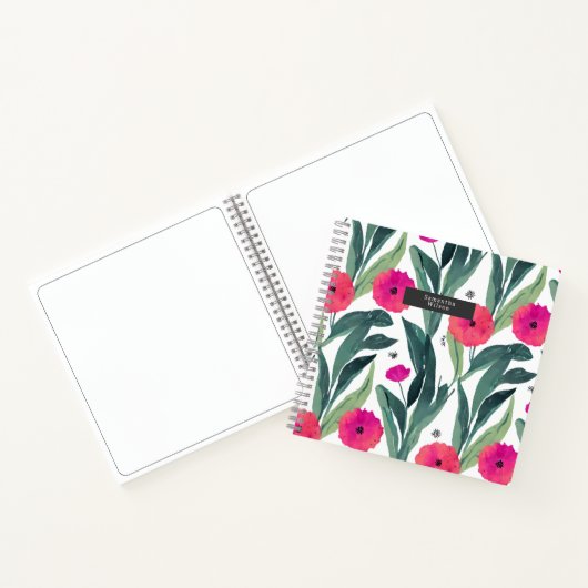 Botanisches Muster Notizblock (Innenseite)