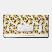 Botanisches Muster Schreibtischunterlage (Tastatur & Maus)