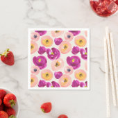 Botanisches Muster Serviette (Beispiel)