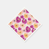 Botanisches Muster Serviette (Ecke)