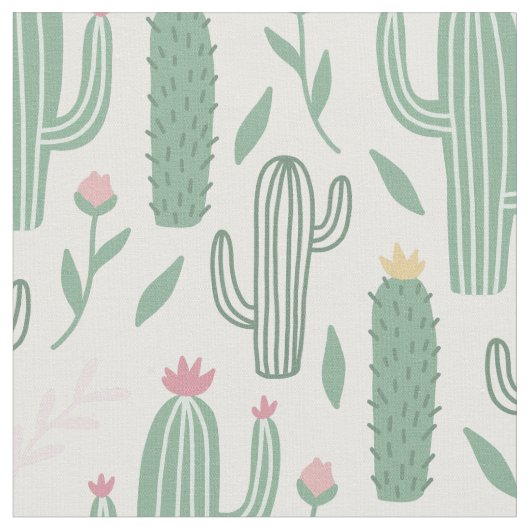 Botanisches Muster Stoff (Nahaufnahme)