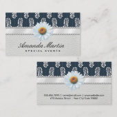 Botanisches Muster Visitenkarte (Vorne/Hinten)