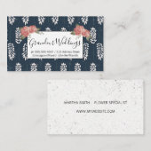 Botanisches Muster Visitenkarte (Vorne/Hinten)