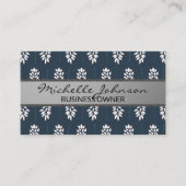 Botanisches Muster Visitenkarte (Vorderseite)