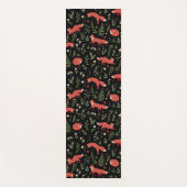 Botanisches Muster von Waldland Fox Yogamatte (Vorderseite)