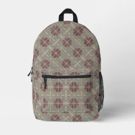 Botanisches Muster - William Morris Bedruckter Rucksack