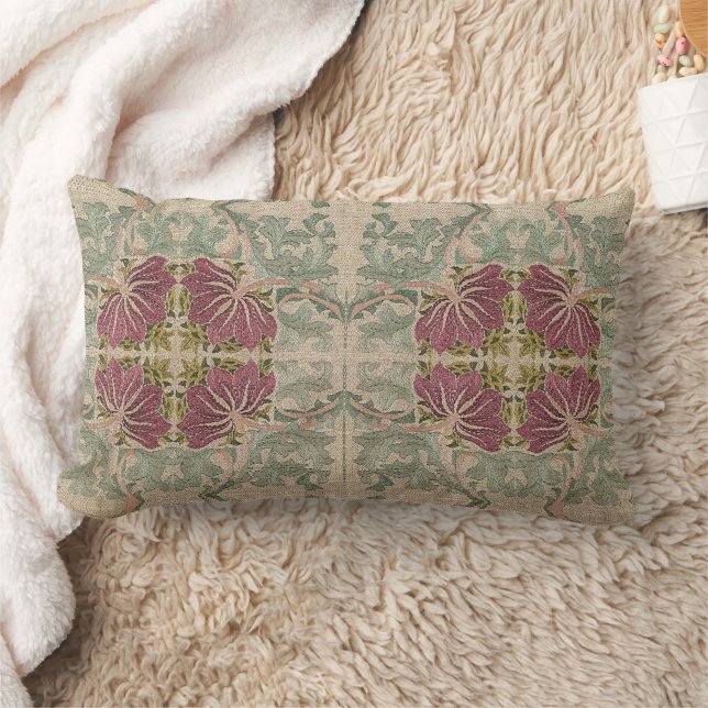 Botanisches Muster - William Morris Lendenkissen (Decke)