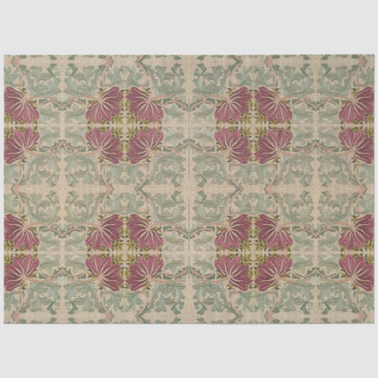 Botanisches Muster - William Morris Seidenpapier (Vorderseite)