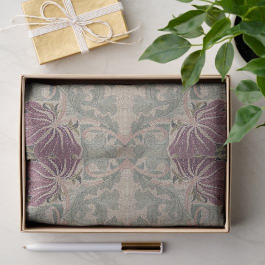 Botanisches Muster - William Morris Seidenpapier (Geschenk)
