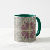 Botanisches Muster - William Morris Tasse (VorderseiteRechts)