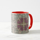 Botanisches Muster - William Morris Tasse (VorderseiteRechts)