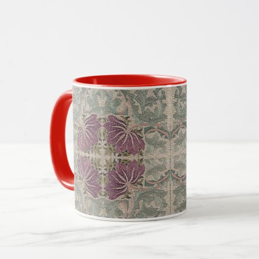 Botanisches Muster - William Morris Tasse (Vorderseite Links)