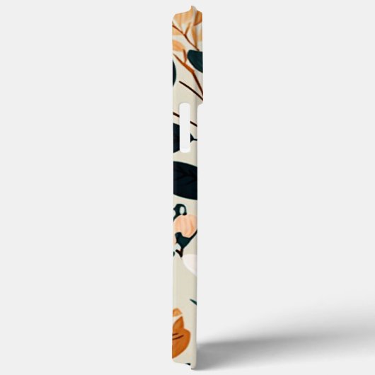 Botanisches nahtloses Muster Case-Mate iPhone Hülle (Rückseite / Rechts)