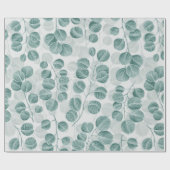 Botanisches nahtloses Muster mit Vintager Grafik Geschenkpapier (Flach)
