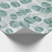 Botanisches nahtloses Muster mit Vintager Grafik Geschenkpapier (Ecke)