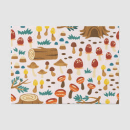 Botanisches nahtloses Muster Seidenpapier