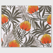 Botanisches nahtloses tropisches Muster mit heller Geschenkpapier (Flach)
