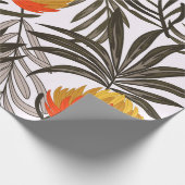 Botanisches nahtloses tropisches Muster mit heller Geschenkpapier (Ecke)