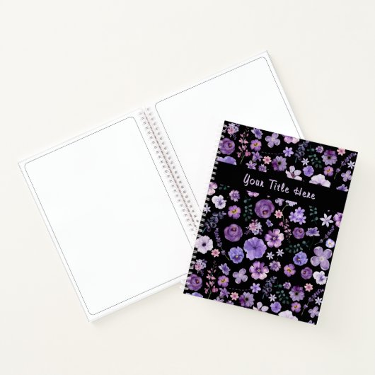 Botanisches Notebook - Blumenkunst Notizblock (Innenseite)