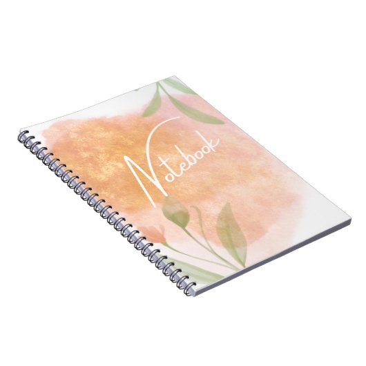 Botanisches Notebook mit Uni Notizblock (Rechte Seite)