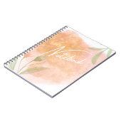 Botanisches Notebook mit Uni Notizblock (Linke Seite)