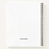 Botanisches Notebook Notizblock (Rückseite)