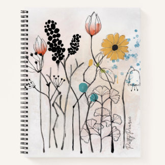 Botanisches Notebook Notizblock