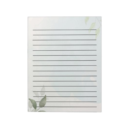 Botanisches Notizbuch Notizblock (Rotiert)