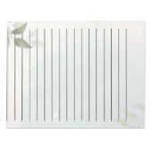 Botanisches Notizbuch Notizblock (Vorderseite)