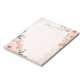 botanisches Notizbuch Notizblock (Rotiert)