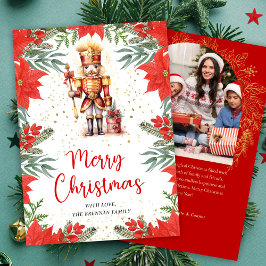 Botanisches Nutcracker-Foto Frohe Weihnachten