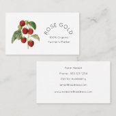 Botanisches Obst Visitenkarte (Vorne/Hinten)