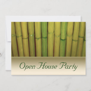Botanisches Open House Party Einladung