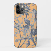 Botanisches Orange Chinoiserie Case-Mate iPhone Ca Hülle (Rückseite)