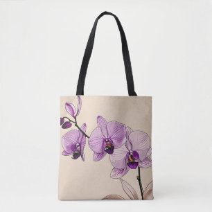 Botanisches Orchid Tasche