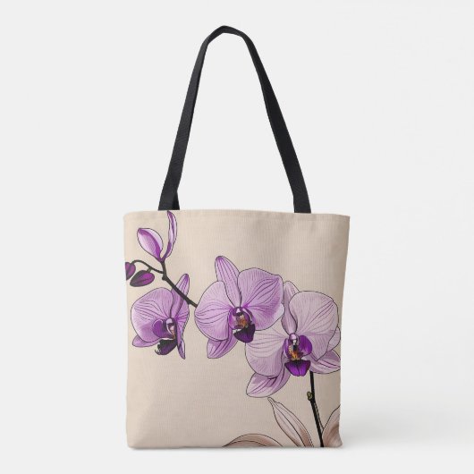 Botanisches Orchid Tasche (Rückseite)