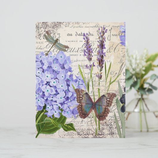 Botanisches Origamipapier (Stehend Vorderseite)