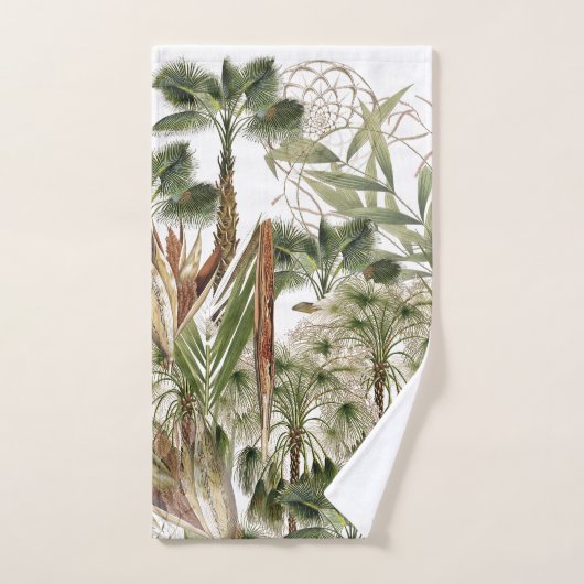 Botanisches Palme-Wedel-Frucht-Bad-Tuch-Set Badhandtuch Set (Handtuch)