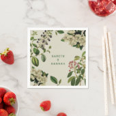 BOTANISCHES PAPIER NAPKIN-CREAM SERVIETTE (Beispiel)