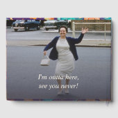 Botanisches Party für die Bewahrung der sonnigen B Gästebuch (Rückseite)