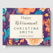 Botanisches Party für die Bewahrung der sonnigen B Gästebuch (Vorderseite)