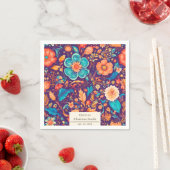 Botanisches Party für die Bewahrung der sonnigen B Serviette (Beispiel)