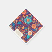 Botanisches Party für die Bewahrung der sonnigen B Serviette (Ecke)
