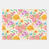 Botanisches Party Geschenkpapier Set (Vorderseite 2)