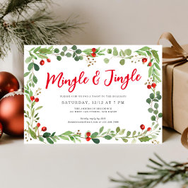 Botanisches Party zum Feiern Feiertagskarte