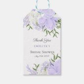 Botanisches Periwinkle Brautparty Gevor Geschenkanhänger (Vorderseite)