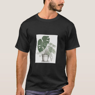 Botanisches Pflanzen-Elternposter für den Indoor-G T-Shirt