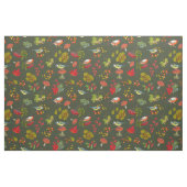 Botanisches Pflanzen-und Vogel-Muster-Gewebe Stoff (Fat Quarter (45,7 x 55,9 cm))