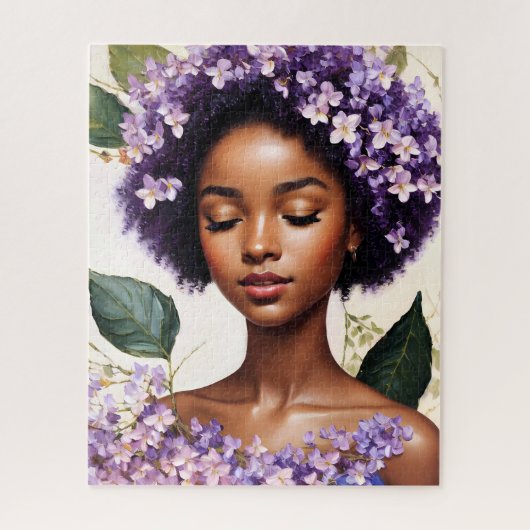 Botanisches Portrait Puzzle (Vertikal)